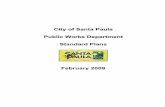 City of Santa Paula Public Works Department Standard Plans