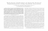 Rule-based Veriﬁcation of Network Protocol Implementations ...