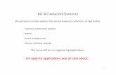 ME 407 Advanced Dynamics - University of Rochester