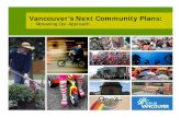 Vancouver’s Next Community Plans