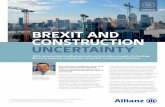 BREXIT AND CONSTRUCTION UNCERTAINTY - Allianz