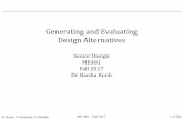 Generating and Evaluating Design Alternatives