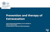 Prevention and therapy of Extravasation