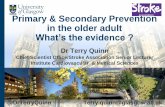 Primary & Secondary Prevention in the older ... - RCP London