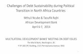 Challenges of debt sustainability during ... - World Bank