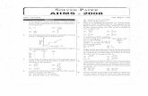 SOLVED PAPER AIIMS - 2008 - Dev Library