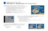 Welcome to the Writers Express Program! - K-12 Thoughtful ...