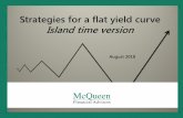 Strategies for a flat yield curve Island time version