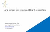 Lung Cancer Screening and Health Disparities