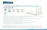 300Mbps Wireless N Router - NETIS SYSTEMS