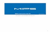 020 Instruction Set overview preR6 - MIPS