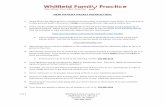NEW PATIENT PACKET INSTRUCTION - whitfieldfp.com