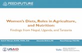 Women’s Diets, Roles in Agriculture, - Innovation Lab