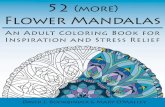 52 (more) Flower Mandalas: An Adult Coloring Book for ...