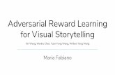 Adversarial Reward Learning for Visual Storytelling