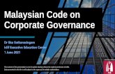 Malaysia Code on Corporate Governance