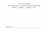 1st Grade Distance Learning Packet ... - Imagine Bella Academy