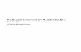 Refugee Council of Australia Inc