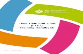 Less Than Full Time (LTFT) Training Handbook