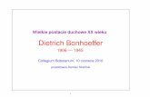 Dietrich Bonhoeffer - mimuw.edu.pl