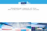 Statistical report of the AR-CALUX validation study