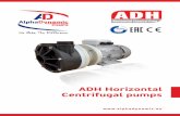 ADH Horizontal Centrifugal pumps