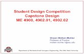 Student Design Competition Capstone Design ME 4900, 4902 ...