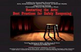 Informational Hearing Restarting the Arts: Best Practices ...