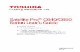 Satellite Pro® C640/C650 Series User’s Guide