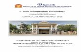 B.Tech Information Technology - bharathuniv.ac.in