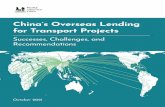China’s Overseas Lending for Transport Projects