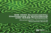 European Investment Bank 2020 Sustainability Disclosures ...