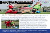 Incorporating Physical Literacy in our Practices