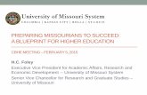 PREPARING MISSOURIANS TO SUCCEED: A BLUEPRINT FOR …