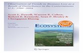 Powell et al Ecosystems Biomass Disturbance
