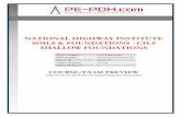 NATIONAL HIGHWAY INSTITUTE SOILS & FOUNDATIONS - CH.8