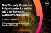 New Thermally Conductive Polycarbonates for Weight and ...