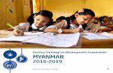Country Strategy for Development Cooperation MYANMAR