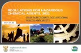 REGULATIONS FOR HAZARDOUS CHEMICAL AGENTS, 2021