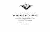 ABN: A0028438J 2019 Annual Report - Victorian Quilters