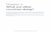 Chapter 2: What are other countries doing?