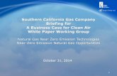 Southern California Gas Company Briefing for A Business ...