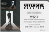 security OSCP security THIS IS TO ACKNOWLEDGE THAT IS ...