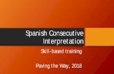 Spanish Consecutive Interpretation