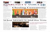 April 14th 2018 Closing Ceremony - THIMUN Qatar Press