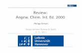 Review: Angew. Chem. Int. Ed. 2000