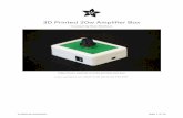 3D Printed 20w Amplifier Box - Adafruit Industries