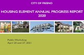 HOUSING ELEMENT ANNUAL PROGRESS REPORT 2020