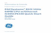 PACSystems* RX3i 1GHz 64MB CPU w/Ethernet IC695CPE330 ...