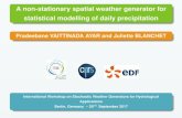 A non-stationary spatial weather generator for statistical ...
